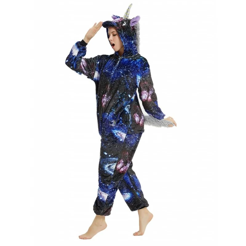 Déguisement Galaxy Unicorn Pyjama Femme Homme Pyjama Combinaison 2 Déguisement Galaxy Unicorn Pyjama Femme Homme Pyjama Combinaison – Image 2
