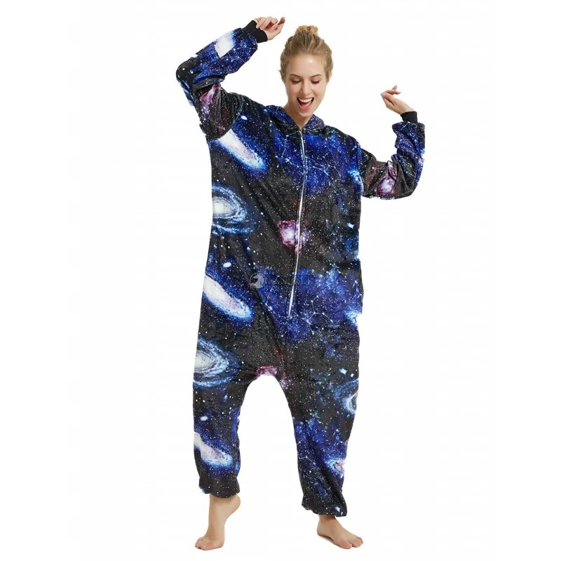 Déguisement Galaxy Unicorn Pyjama Femme Homme Pyjama Combinaison 4 Déguisement Galaxy Unicorn Pyjama Femme Homme Pyjama Combinaison – Image 4