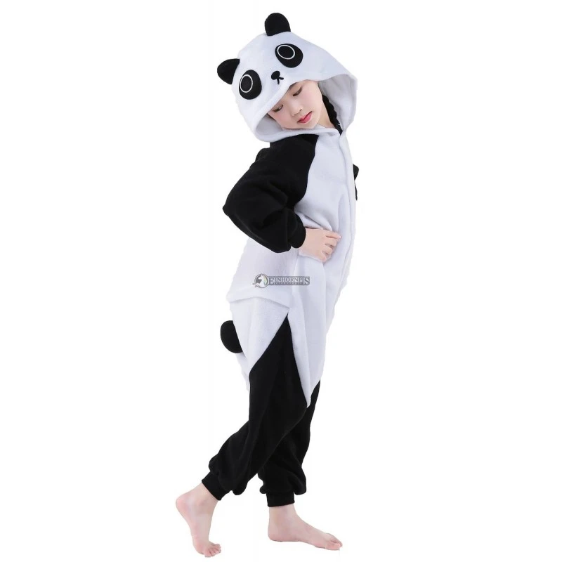 Déguisement Panda Pyjama Femme Homme Pyjama Combinaison 4 Déguisement Panda Pyjama Femme Homme Pyjama Combinaison – Image 4