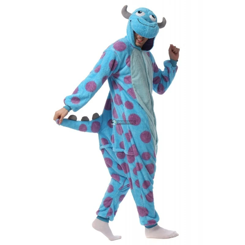 Déguisement Sulley & Mike Wazowski Pyjama Femme Homme Pyjama Combinaison 4 Déguisement Sulley & Mike Wazowski Pyjama Femme Homme Pyjama Combinaison – Image 4