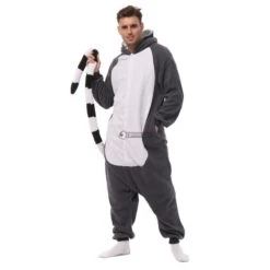 Déguisement Lemur Pyjama Femme Homme Pyjama Combinaison -Favolicorne Déguisement Promos Magasin syay110 7