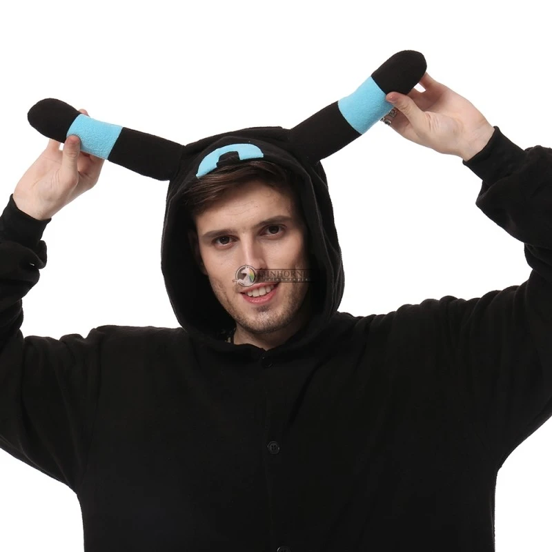 Déguisement Pokemon Noctali Umbreon Pyjama Femme Homme Pyjama Combinaison 11 Déguisement Pokemon Noctali Umbreon Pyjama Femme Homme Pyjama Combinaison – Image 11