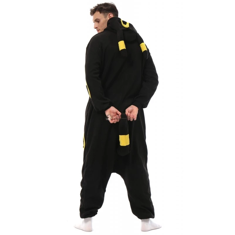 Déguisement Pokemon Noctali Umbreon Pyjama Femme Homme Pyjama Combinaison 4 Déguisement Pokemon Noctali Umbreon Pyjama Femme Homme Pyjama Combinaison – Image 4