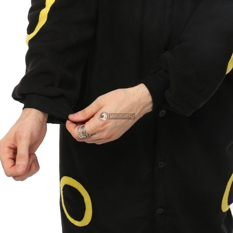Déguisement Pokemon Noctali Umbreon Pyjama Femme Homme Pyjama Combinaison 5 Déguisement Pokemon Noctali Umbreon Pyjama Femme Homme Pyjama Combinaison – Image 5