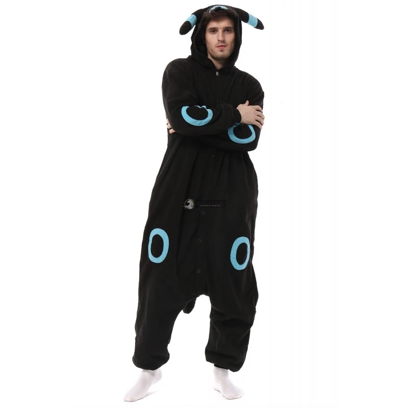 Déguisement Pokemon Noctali Umbreon Pyjama Femme Homme Pyjama Combinaison 8 Déguisement Pokemon Noctali Umbreon Pyjama Femme Homme Pyjama Combinaison – Image 8