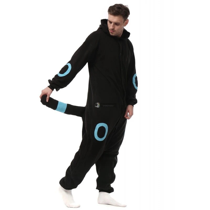 Déguisement Pokemon Noctali Umbreon Pyjama Femme Homme Pyjama Combinaison 9 Déguisement Pokemon Noctali Umbreon Pyjama Femme Homme Pyjama Combinaison – Image 9