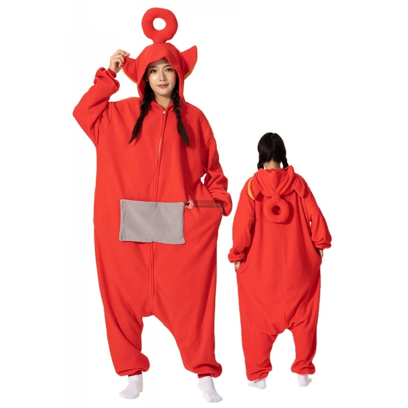 Déguisement Teletubbies Onesie Laa-Laa Dipsy Tinky-Winky Po Pyjama Femme Homme Pyjama Combinaison 4 Déguisement Teletubbies Onesie Laa-Laa Dipsy Tinky-Winky Po Pyjama Femme Homme Pyjama Combinaison – Image 4