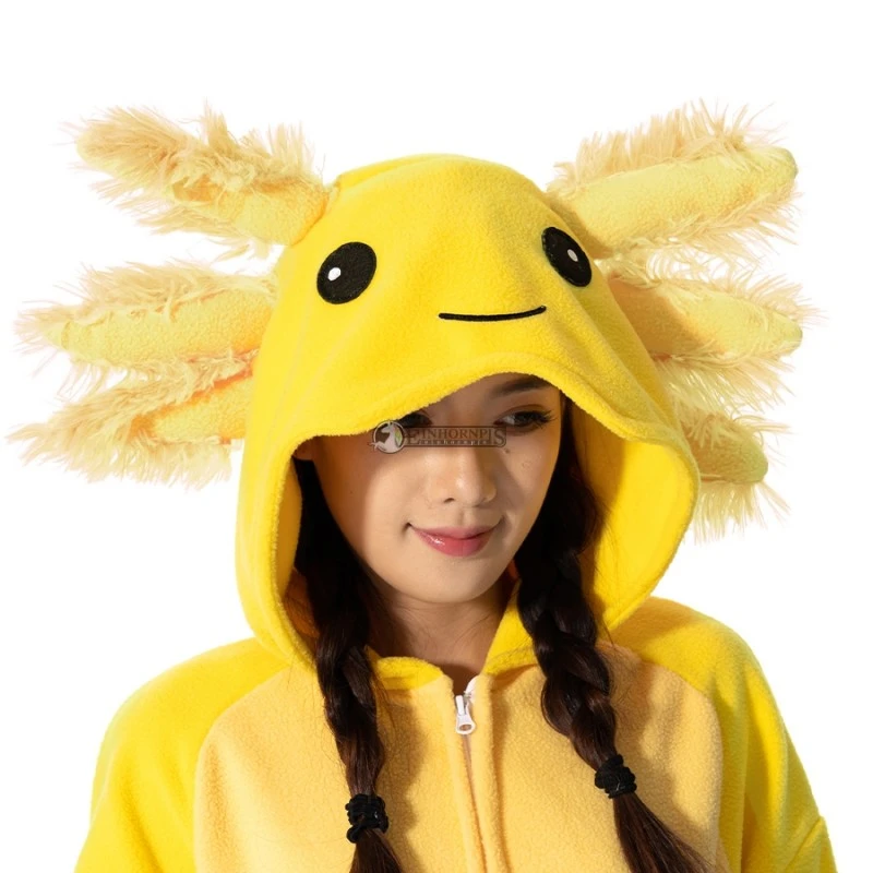 Déguisement Axolotl Pyjama Femme Homme Pyjama Combinaison 7 Déguisement Axolotl Pyjama Femme Homme Pyjama Combinaison – Image 7