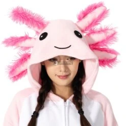 Déguisement Rose Axolotl Pyjama Femme Homme Pyjama Combinaison 11 Déguisement Rose Axolotl Pyjama Femme Homme Pyjama Combinaison -Favolicorne Déguisement Promos Magasin syay117 2