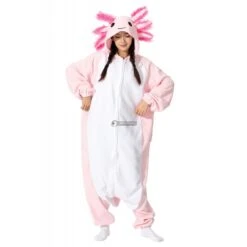 Déguisement Rose Axolotl Pyjama Femme Homme Pyjama Combinaison 12 Déguisement Rose Axolotl Pyjama Femme Homme Pyjama Combinaison -Favolicorne Déguisement Promos Magasin syay117 3