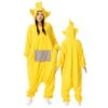 Déguisement Teletubby Laa-Laa Pyjama Femme Homme Pyjama Combinaison