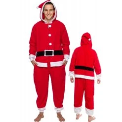Déguisement Christmas Costume Santa Claus & Elf & Olaf & Rudolph Reindeer & Snowman Suit Pyjama Femme Homme Pyjama Combinaison -Favolicorne Déguisement Promos Magasin syay141 4